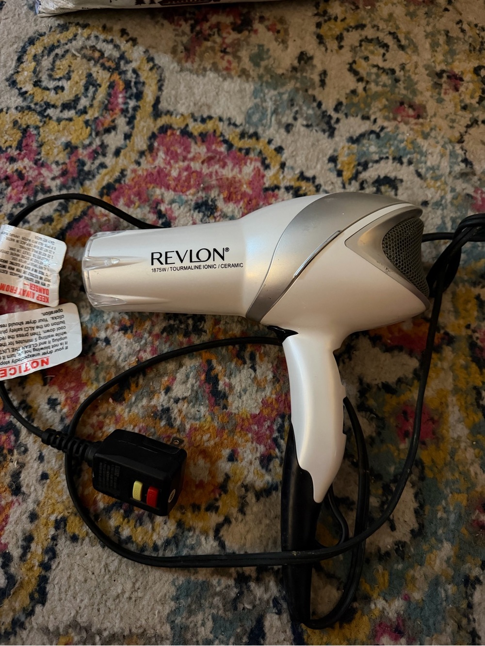 Revlon White and Silver Hair Dryer